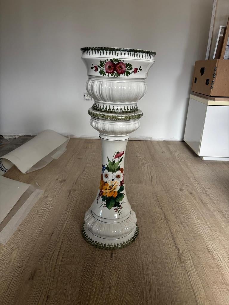 Authentieke bloempot, Huis en Inrichting, Woonaccessoires | Zuilen en Pilaren, Ophalen