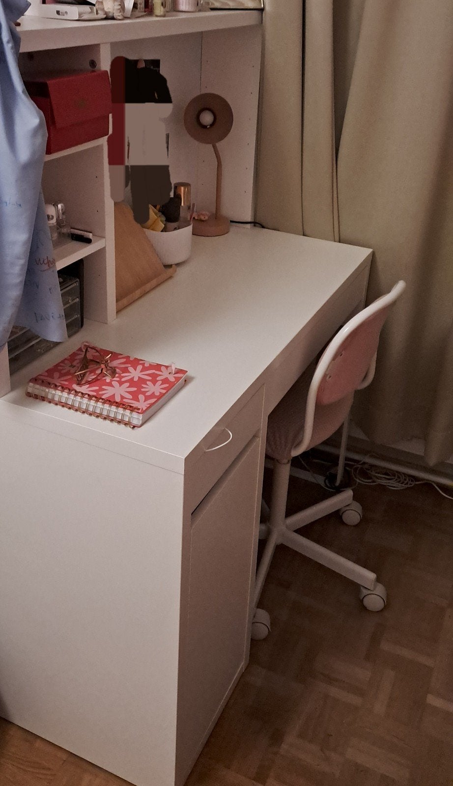 kinderbureel wit , goede staat, Huis en Inrichting, Ophalen, Kinderbureau, IKEA, Klassiek