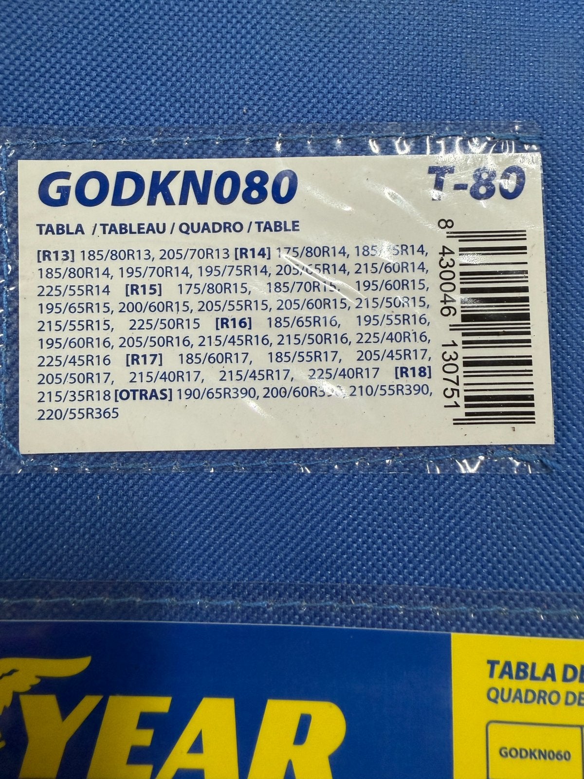 Chaine a neige goodyear T-80, Auto diversen, Sneeuwkettingen, Ophalen