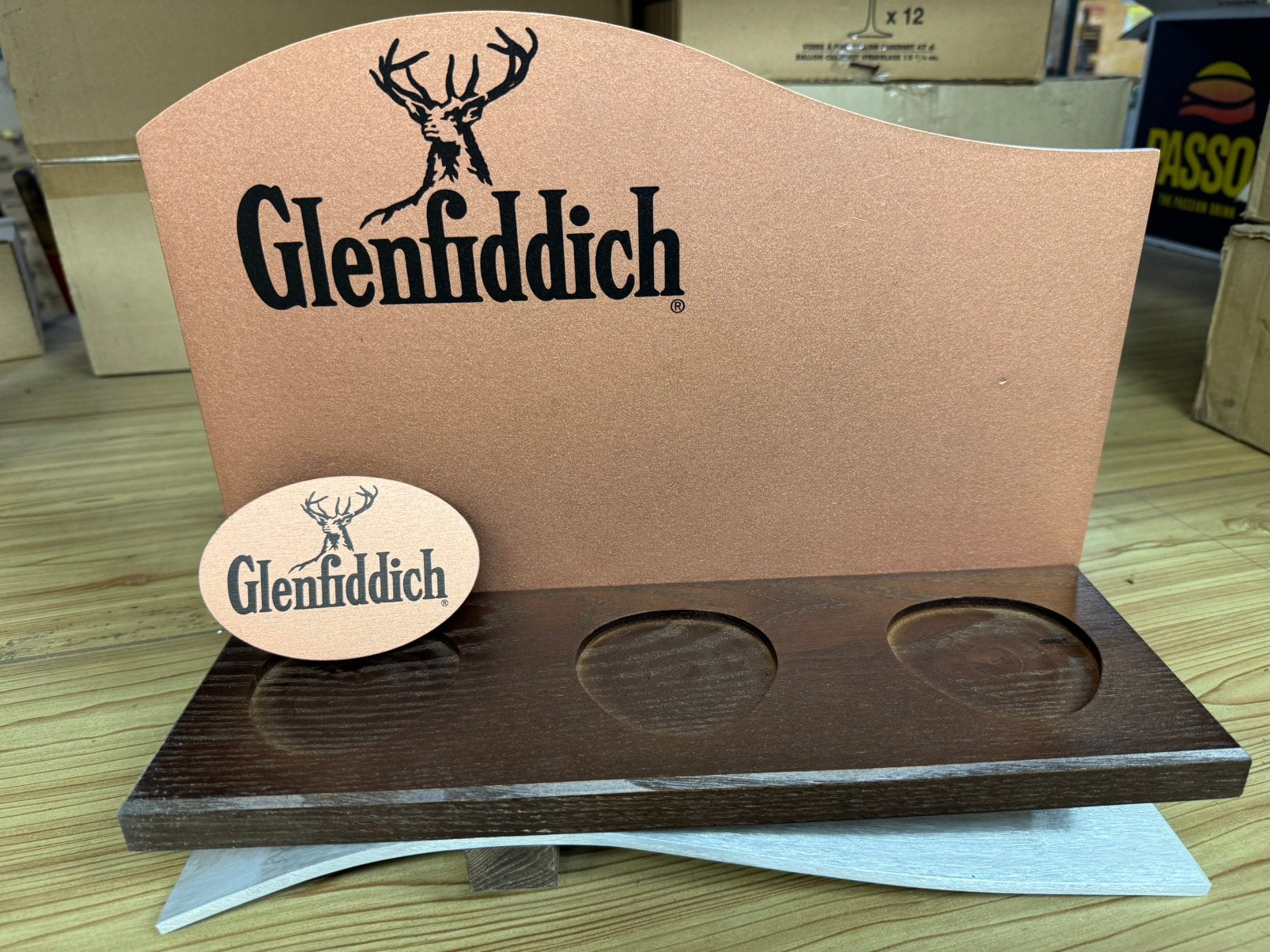 Présentoir en bois Glenfiddich, Enlèvement ou Envoi, Neuf