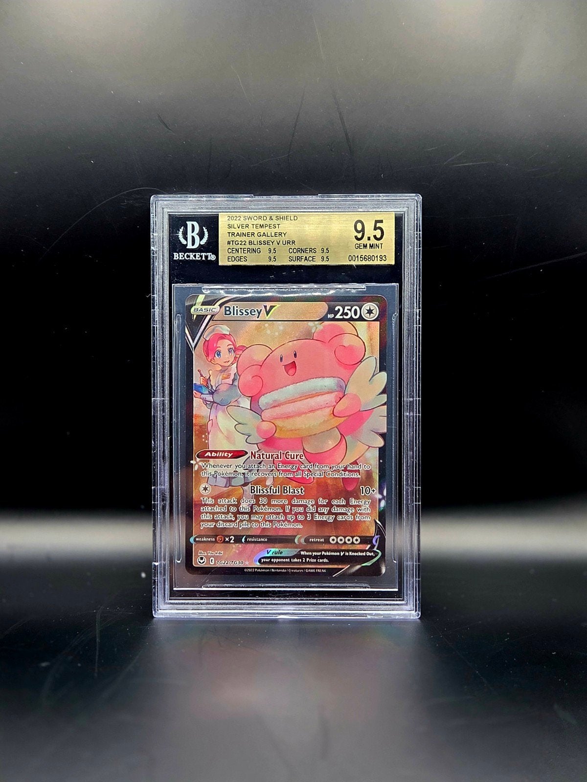 Blissey V 2022 Sword & Shield bgs quad 9,5, Hobby & Loisirs créatifs, Enlèvement