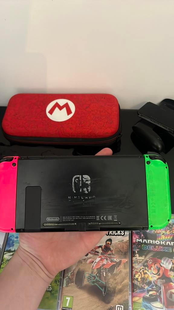 Nintendo Switch, Ophalen of Verzenden, Gebruikt, Met games, Switch Original
