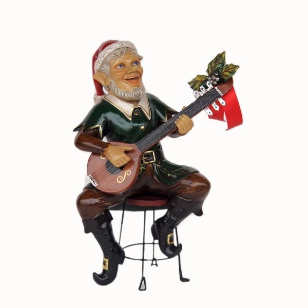 Elf with Guitar Hoogte 81 cm - Elf beeld