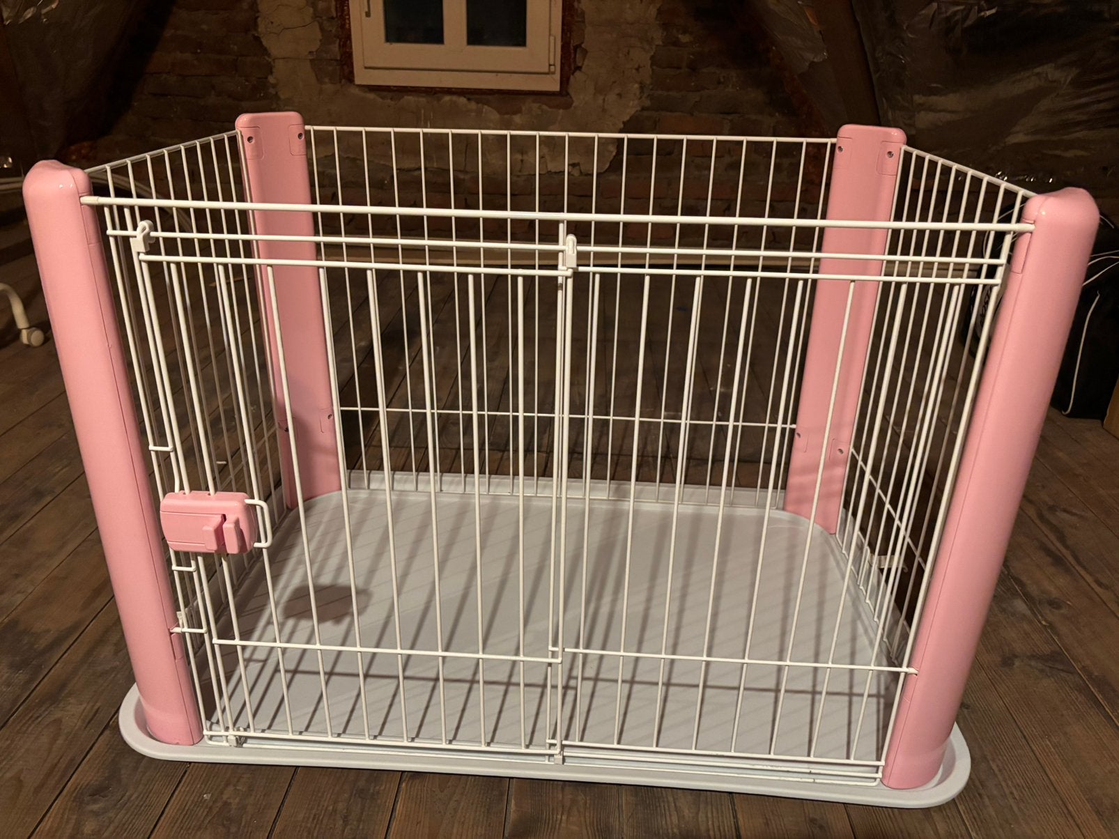 Puppybench, Dieren en Toebehoren, Ophalen, Zo goed als nieuw