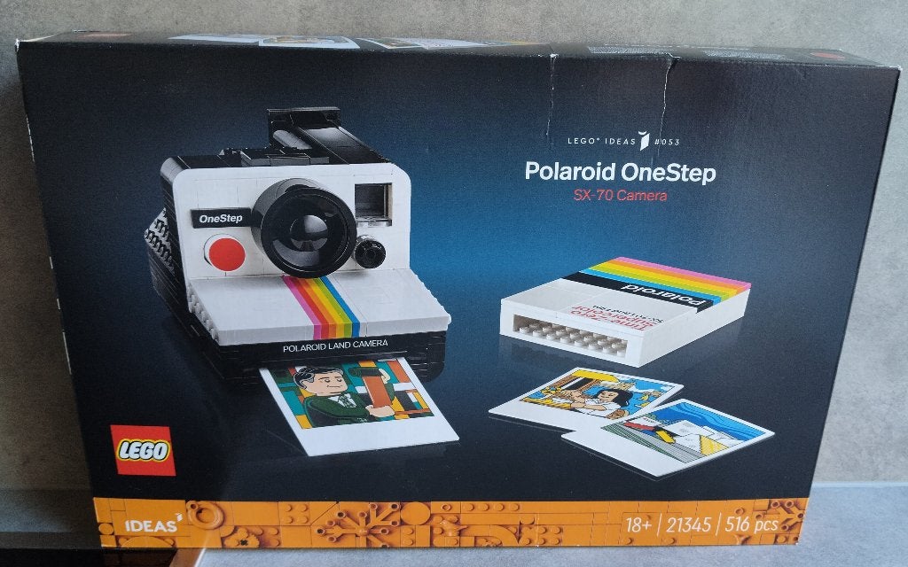 lego ideas 21345 Polaroid OneStep SX-70 camera, Neuf, Enlèvement ou Envoi, Lego, Ensemble complet