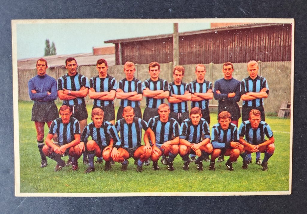 Club Brugge vintage postkaart, Ophalen of Verzenden, Zo goed als nieuw, Poster, Plaatje of Sticker