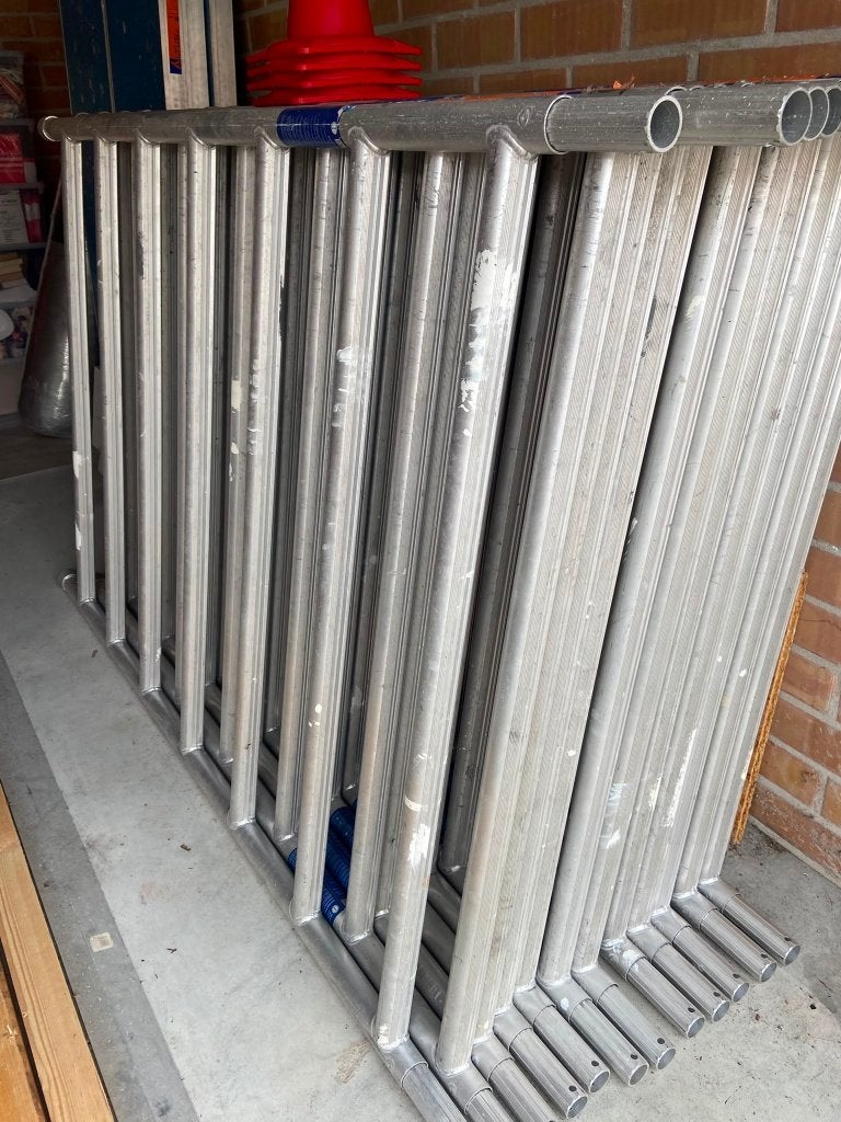 ASC Rolsteiger 12,20m (Of 2x 6,20m) - Carbon Decks, Bricolage & Construction, Échafaudages, Enlèvement, Utilisé, Échafaudage fixe ou roulant