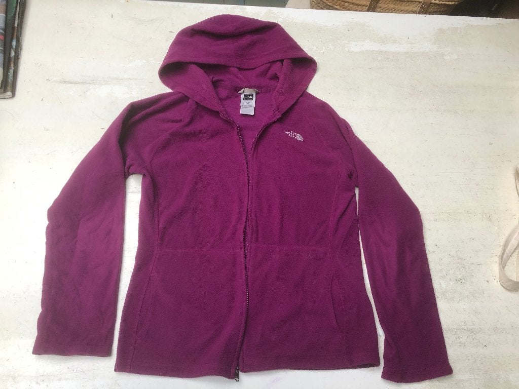 The North Face - hoodie - girls, maat XL (18), Sport en Fitness, Bergsport en Wandelen, Ophalen of Verzenden, Gebruikt, Kleding