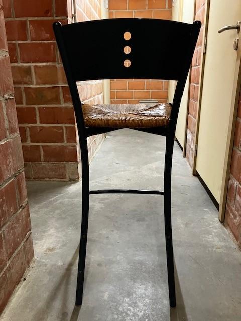 chaise de bar bleu marine, 3 tabourets, Osier, 30 à 60 cm, Enlèvement