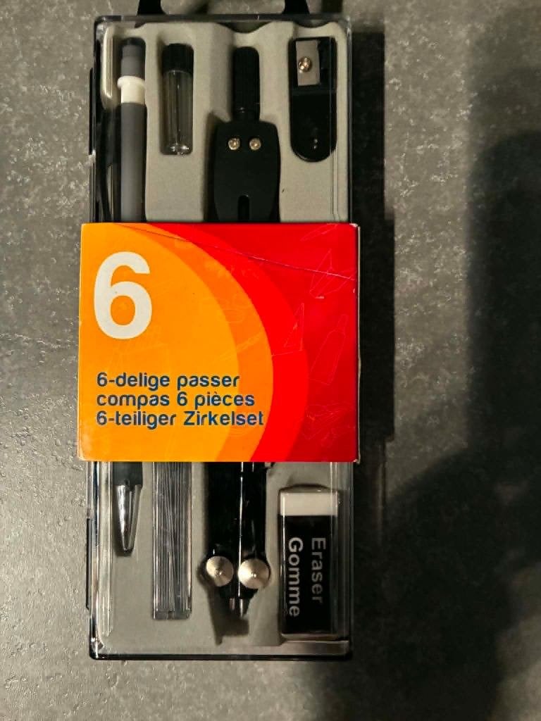 passer 6-delig nieuw, Diversen, Schoolbenodigdheden, Ophalen of Verzenden, Nieuw