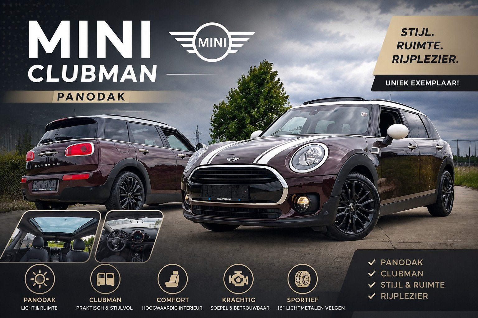 Mini Cooper clubman panodak Amby lights keyless, Autos, Euro 5, Achat, Clubman, Entreprise