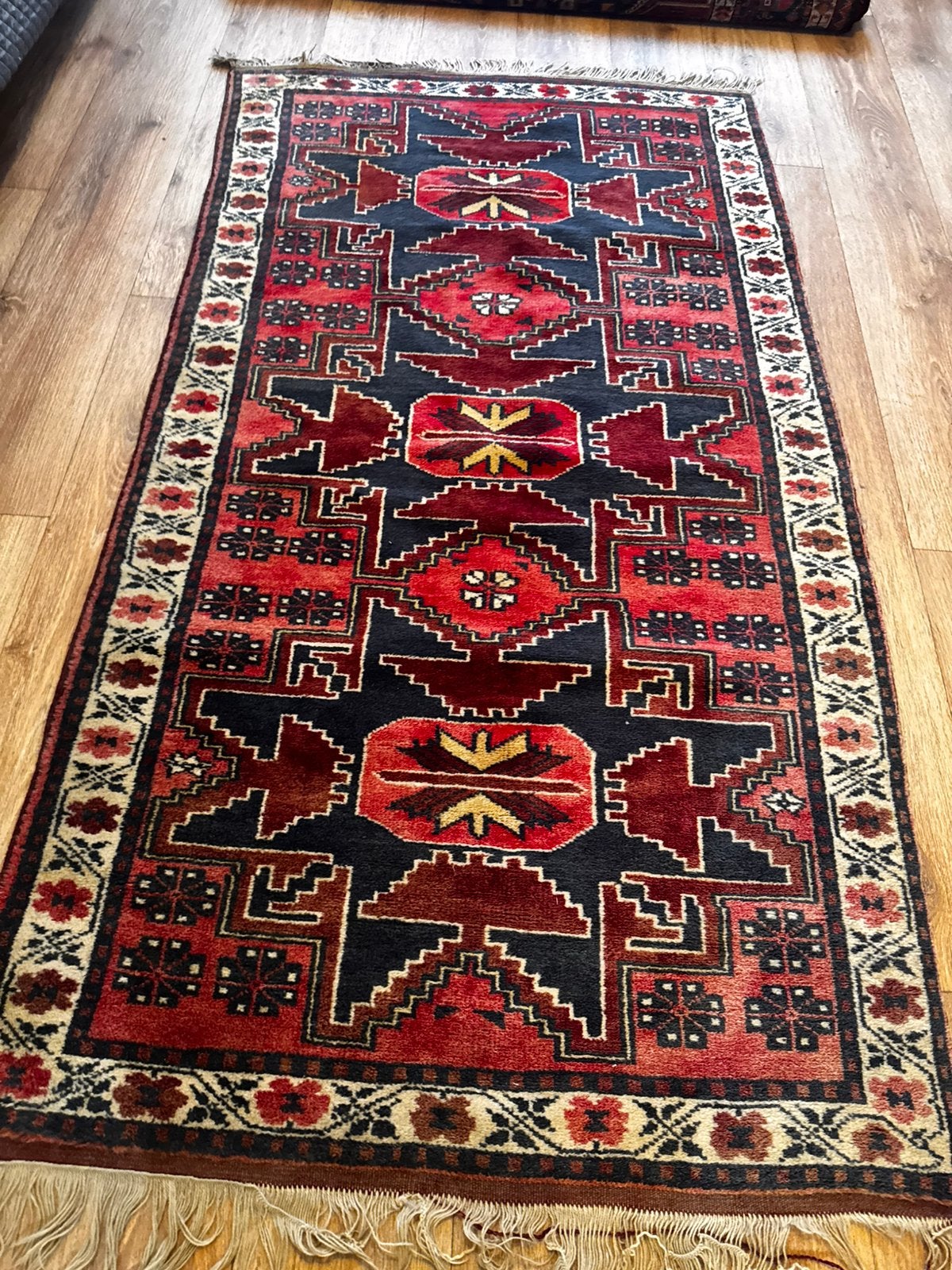 Tapis fait main en laine, Ophalen of Verzenden