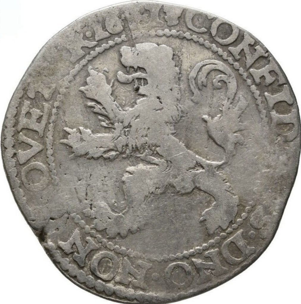Frise occidentale - 1/2 thaler de lion 1641 (rare), Timbres & Monnaies, Enlèvement ou Envoi, Autres pays, Monnaie en vrac, Argent