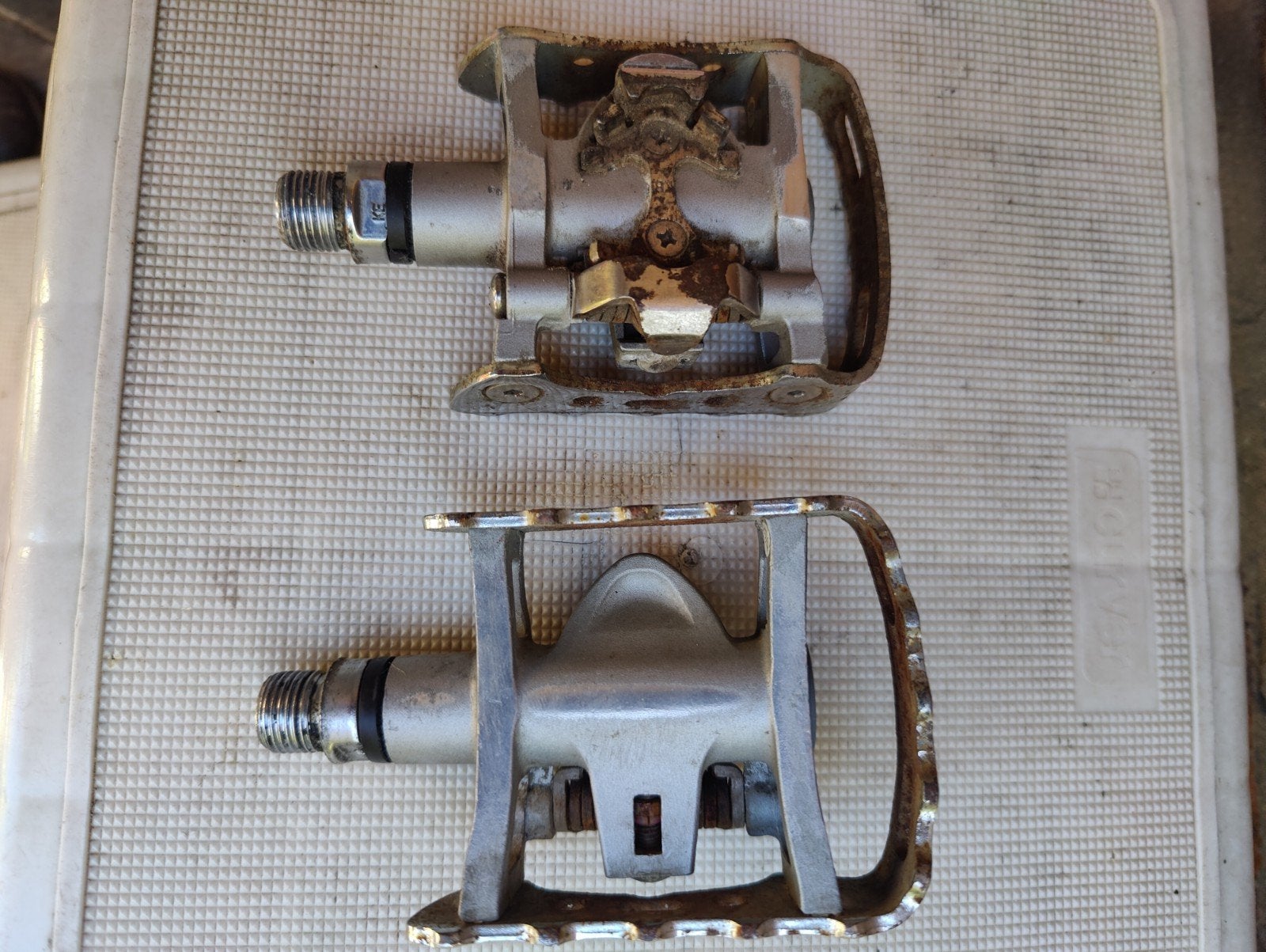 klikpedalen Shimano - aluminium, Crankstel of Pedalen, Chimano, Gebruikt, Ophalen of Verzenden