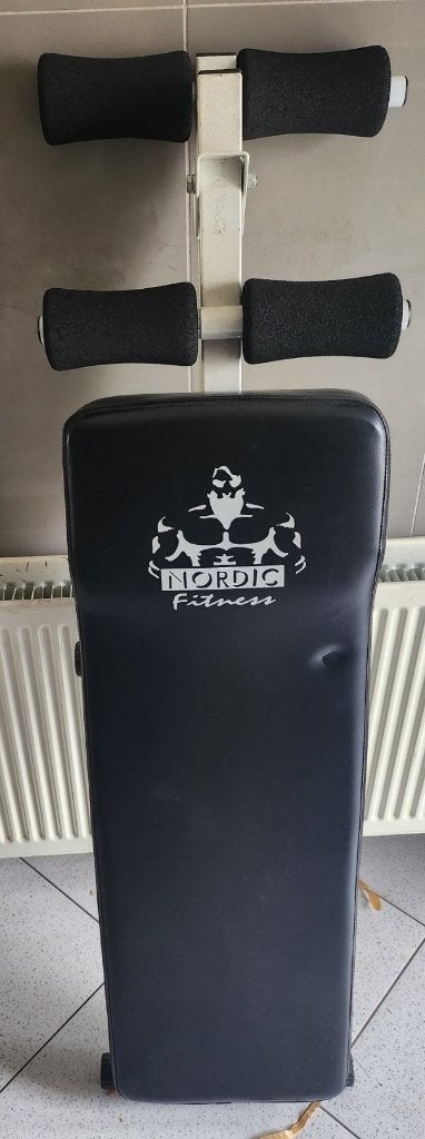 Buikspier bank Nordic Fitness, Ophalen, Krachtstation, Zo goed als nieuw, Buik