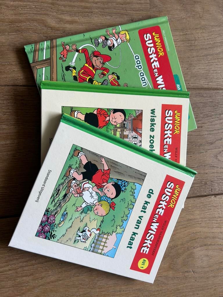 Junior Suske & Wiske boekjes, Verzamelen, Speelkaarten, Jokers en Kwartetten, Ophalen, Zo goed als nieuw