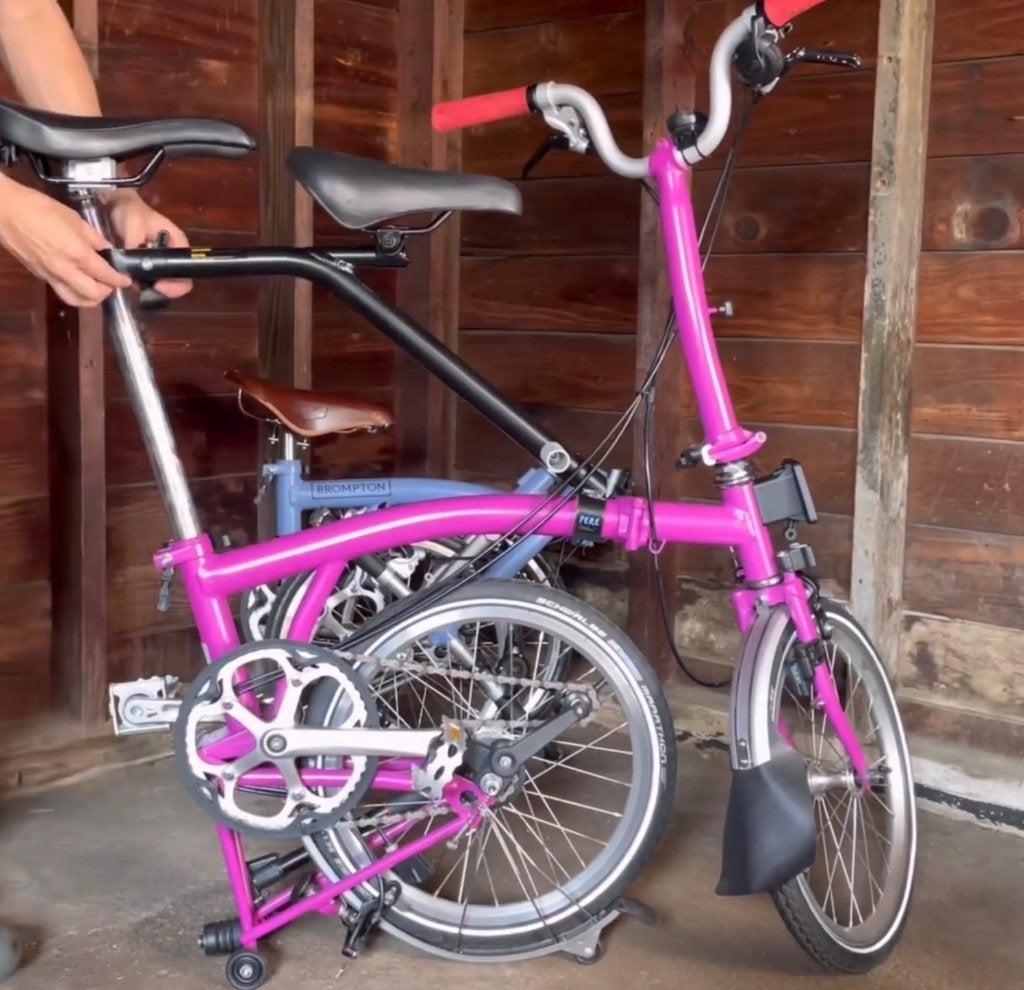 Milian Pere IT-kinderzitje voor Brompton-vouwfiets, Caravanes & Camping, Enlèvement, Comme neuf