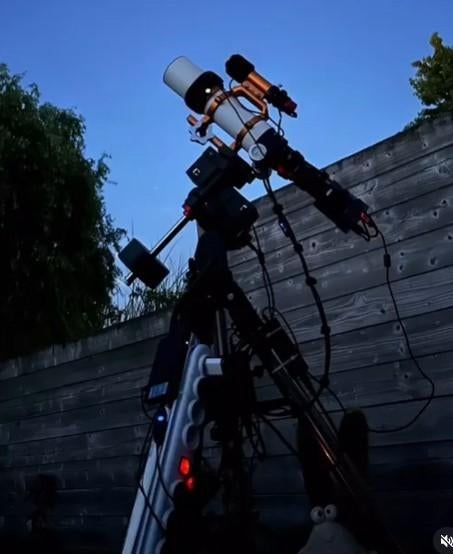 Telescoop astrofotografie, TV, Hi-fi & Vidéo, Matériel d'optique | Télescopes, Enlèvement ou Envoi, Comme neuf, Moins de 80 mm