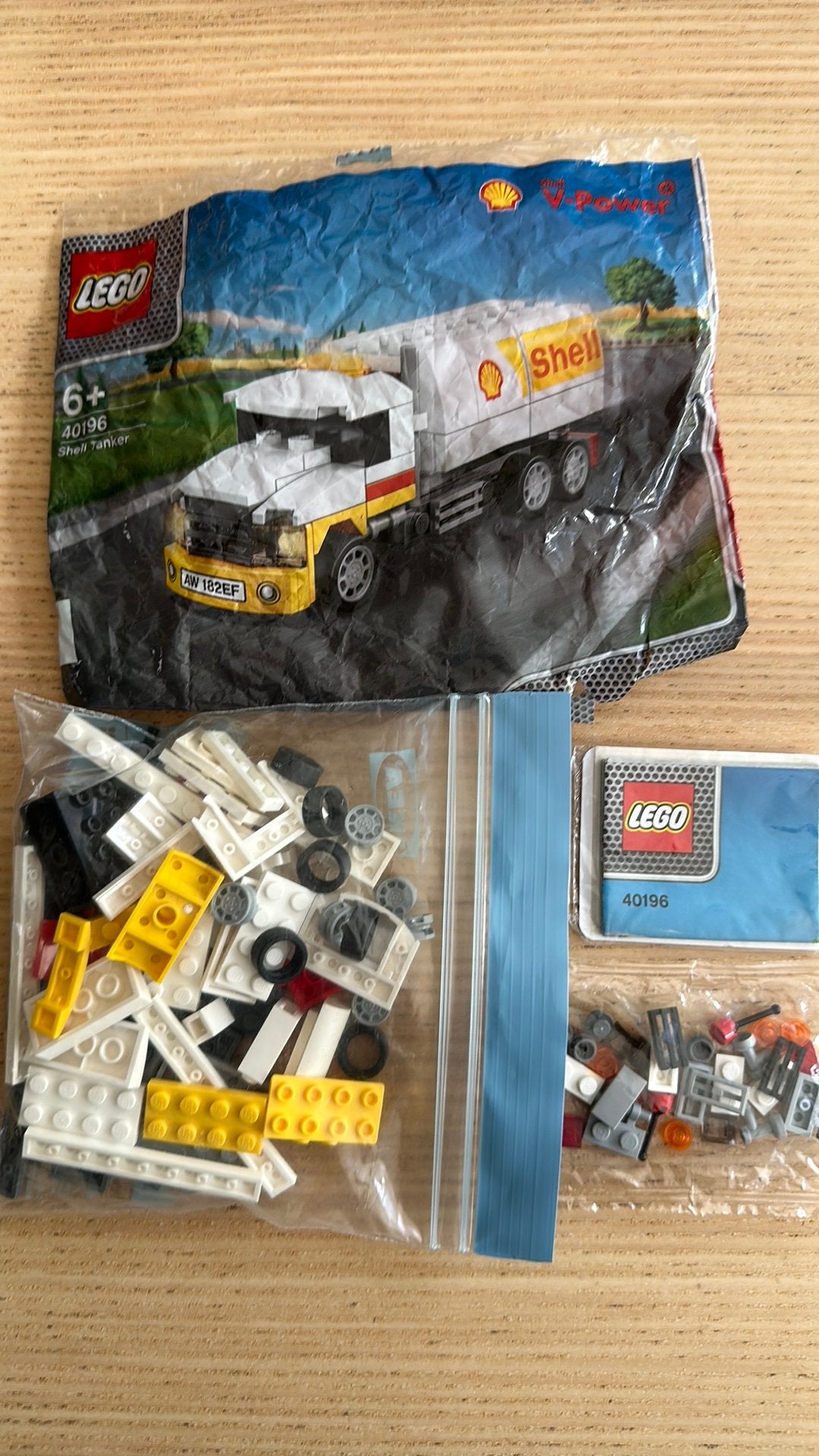 Lego 40196, Shell Tanker, polubag, Enlèvement ou Envoi, Comme neuf, Instructions incluses, Lego