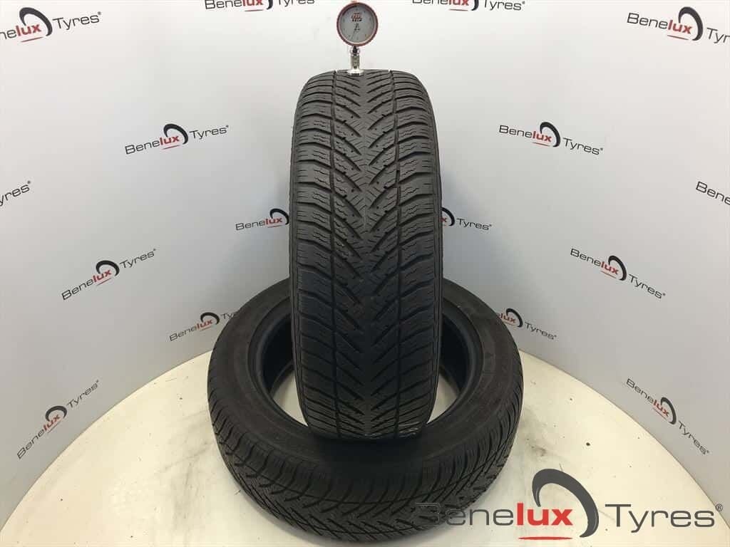 winter Run Flat 195/55R16 87H Goodyear 195/55 R16 195/55/16, Auto-onderdelen, Banden en Velgen, Ophalen, Gebruikt, -, Winterbanden