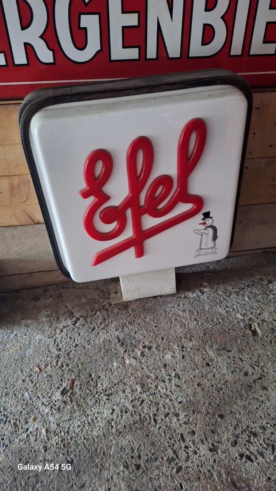 lichtreclame EFEL kachels, Verzamelen, Ophalen