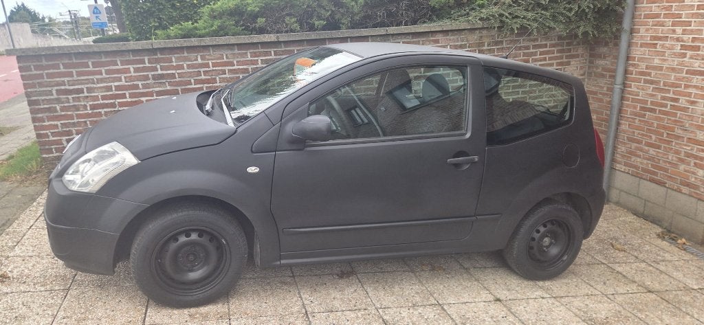 Citroen C2, Voorwielaandrijving, Stof, Zwart, Handgeschakeld