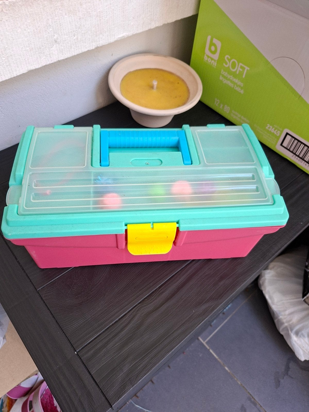 Knutseldoos, Hobby en Vrije tijd, Knutselen, Ophalen, Gebruikt
