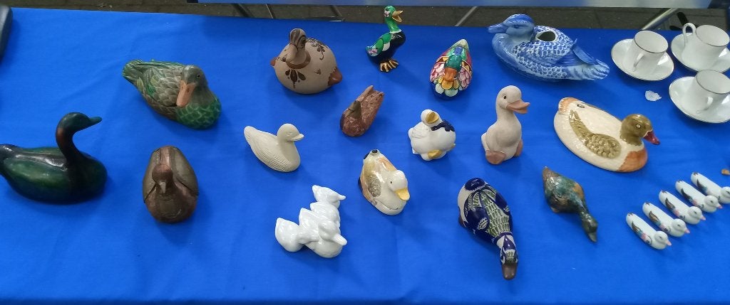 Canards en céramique, Vintage, Enlèvement ou Envoi, Comme neuf, Multicolore