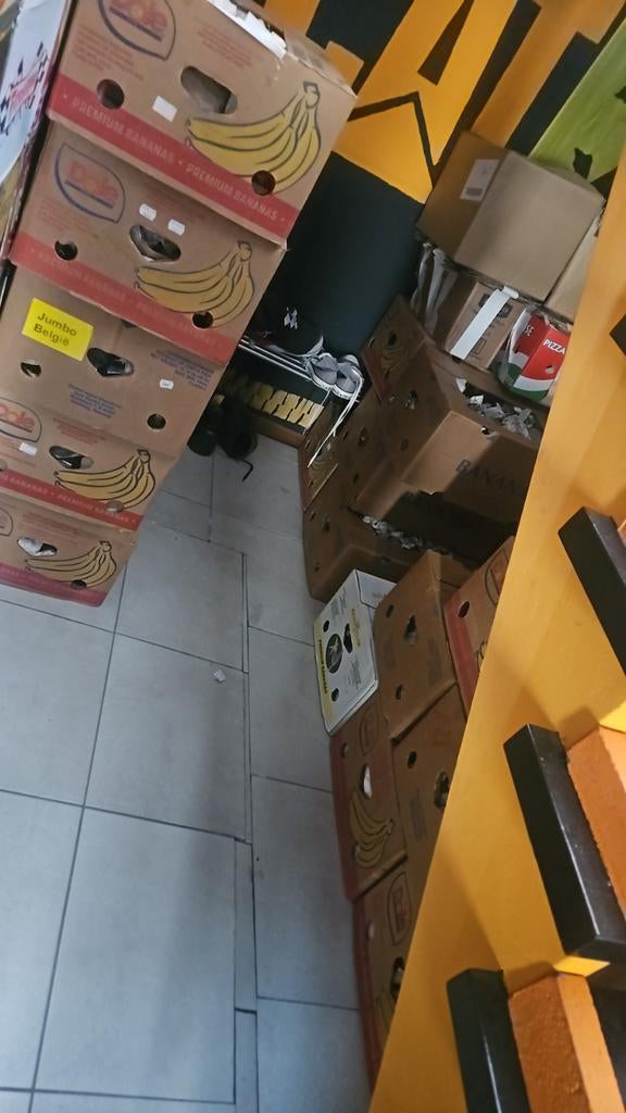 Gratis 5 bananendozen, Enlèvement