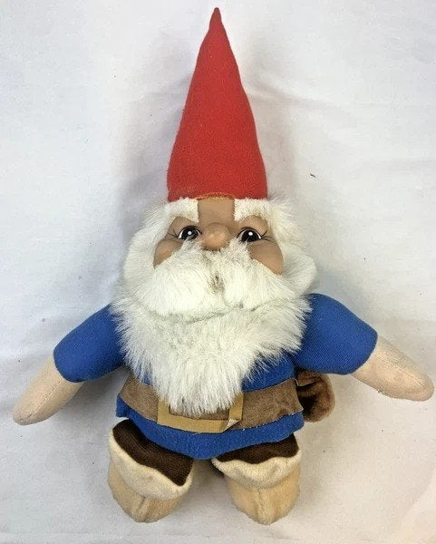 Poupée en tissu vintage David le Leprechaun 1989, 45cm, doux, Overige karakters, Autres marques, Comme neuf, Moyen (20 à 80 cm)
