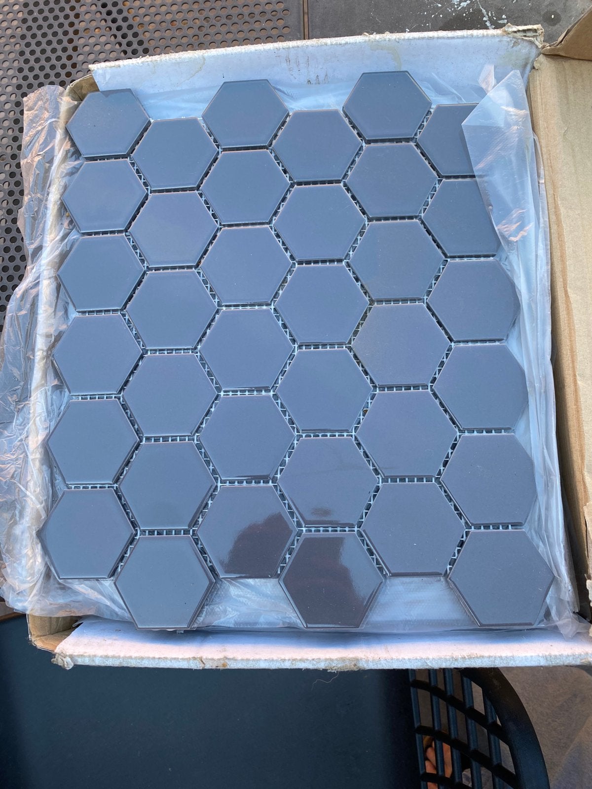 Mozaïek hexagon, Doe-het-zelf en Bouw, Tegels, Ophalen, Nieuw, Keramiek, 5 tot 10 m²