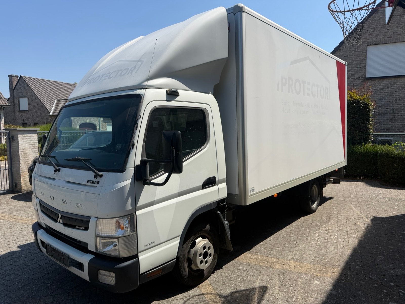 Mitsubishi Canter Fuso 3.0D 12/2020 laadklep/hayon, Stof, FUSO, Wit, Bedrijf