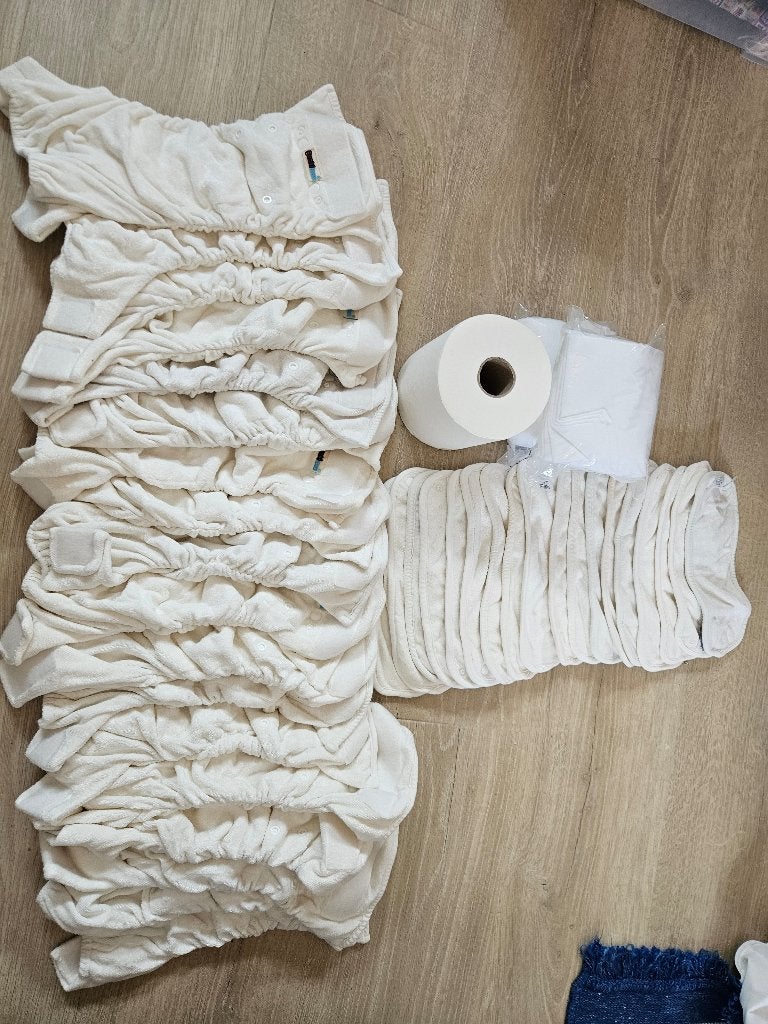 Set herbruikbare luiers S2 Bambi Nex, Kinderen en Baby's, Badjes en Verzorging, Ophalen, Zo goed als nieuw
