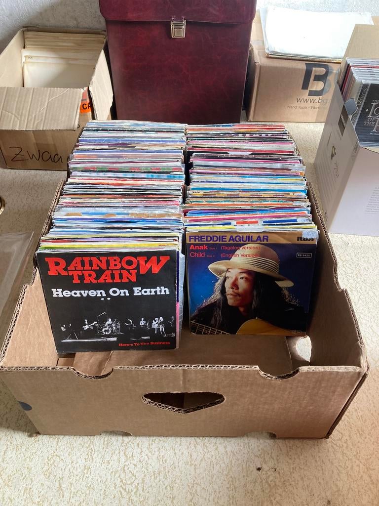 Lot vinyl singles, Cd's en Dvd's, Ophalen, Zo goed als nieuw