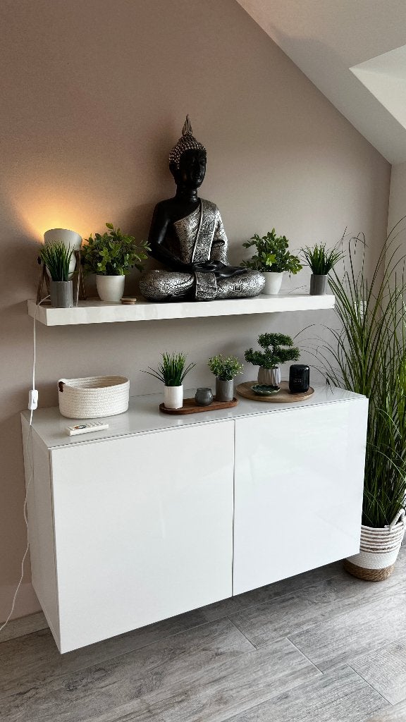 meuble IKEA suspendu + plateau en verre (longueur 120 cm), 25 à 50 cm, Moins de 100 cm, 100 à 150 cm, Enlèvement