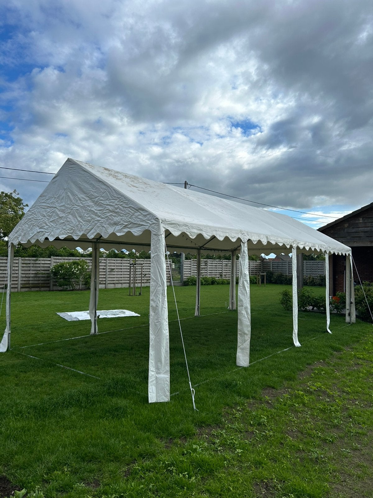 Grote feest tent 4x8 meter, Enlèvement, Utilisé, Tente de réception