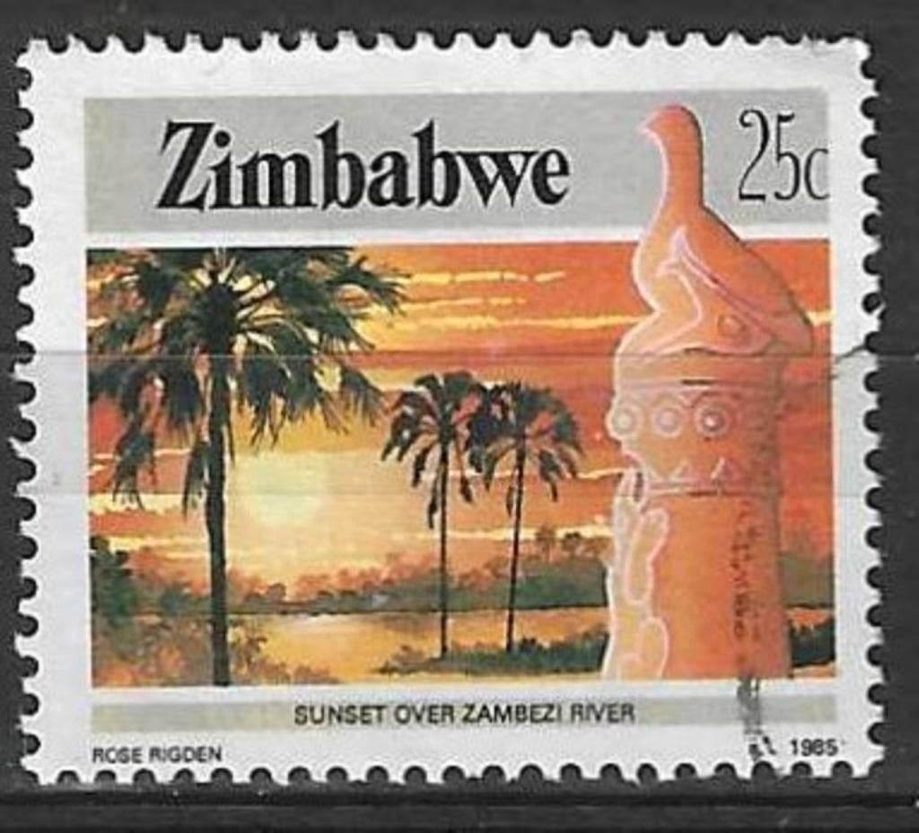 Zimbabwe 1985 - Yvert 96 - Het leven in Zimbabwe (ST), Verzenden, Zimbabwe, Gestempeld