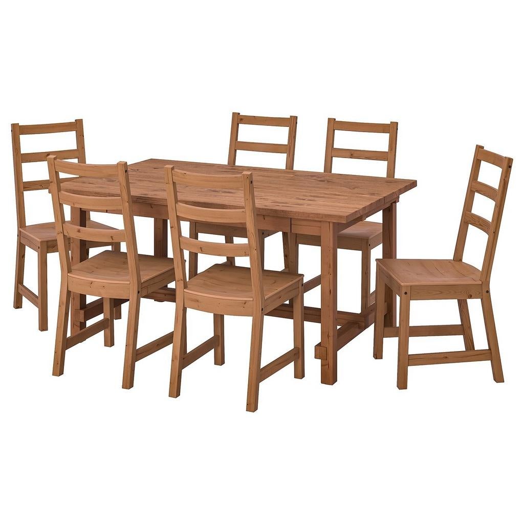 IKEA NORDVIKEN Uittrekbare Tafel – Massief Hout (Diest), Huis en Inrichting, Tafels | Eettafels, Ophalen