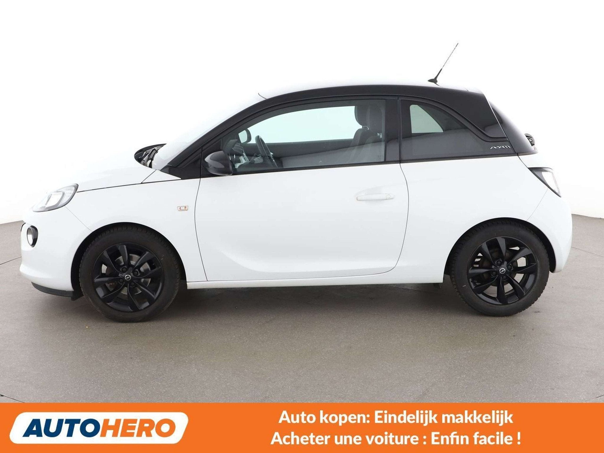 Opel ADAM 1.2 Jam (bj 2016), Auto's, 4 zetels, Gebruikt, Zwart, 1229 cc