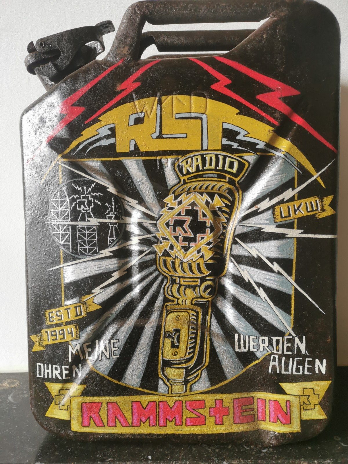 RAMMSTEIN JERRYCAN, Enlèvement, Neuf