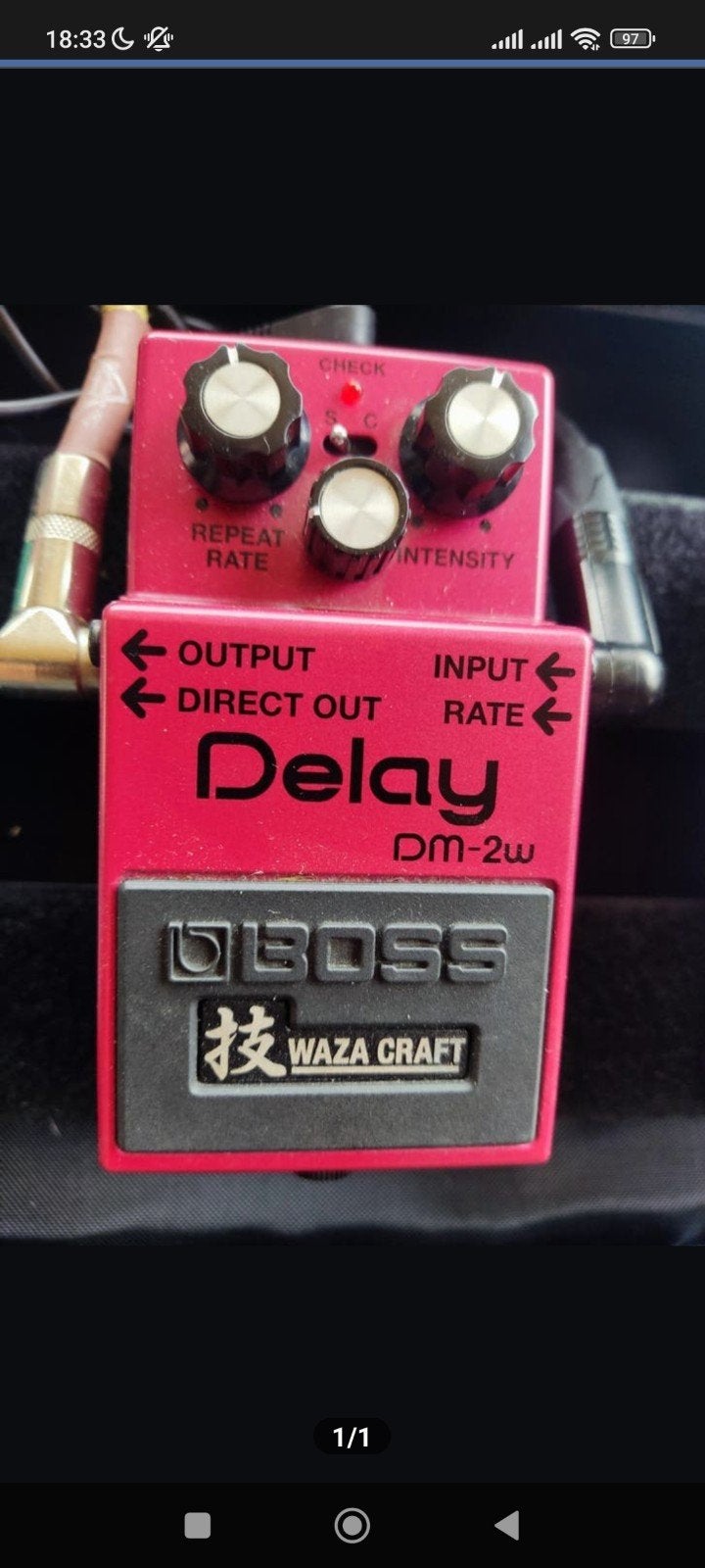 Pédale japonaise Boss Delay DM-2W Waza Craft, Musique & Instruments, Enlèvement ou Envoi