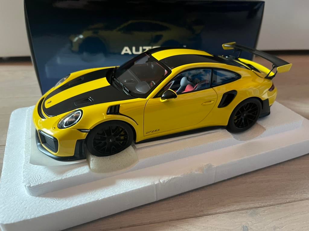 Porsche 911 (991.2) GT2 RS yellow Autoart 1:18 #78172, Verzenden, Nieuw, Auto, Autoart