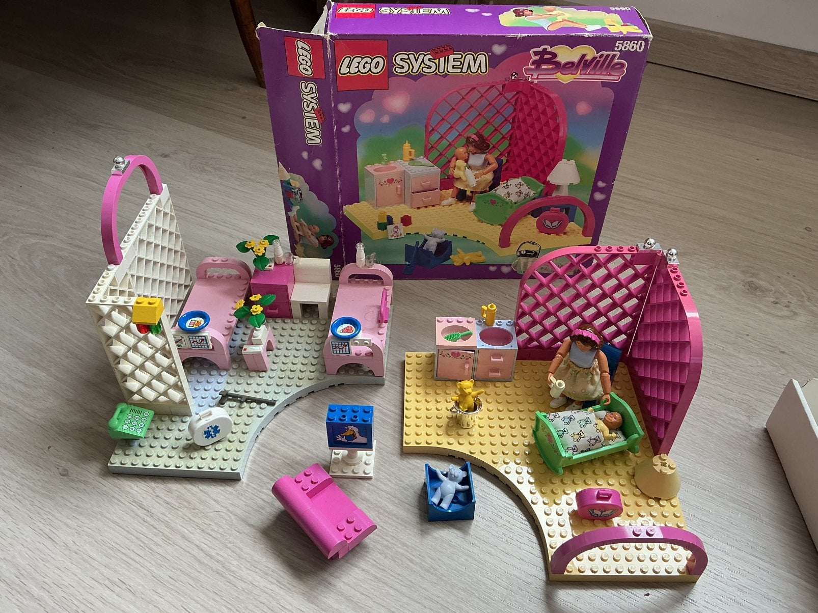 Lego System Belville sets 5875 en 5860, City, Lego, Enlèvement, Utilisé