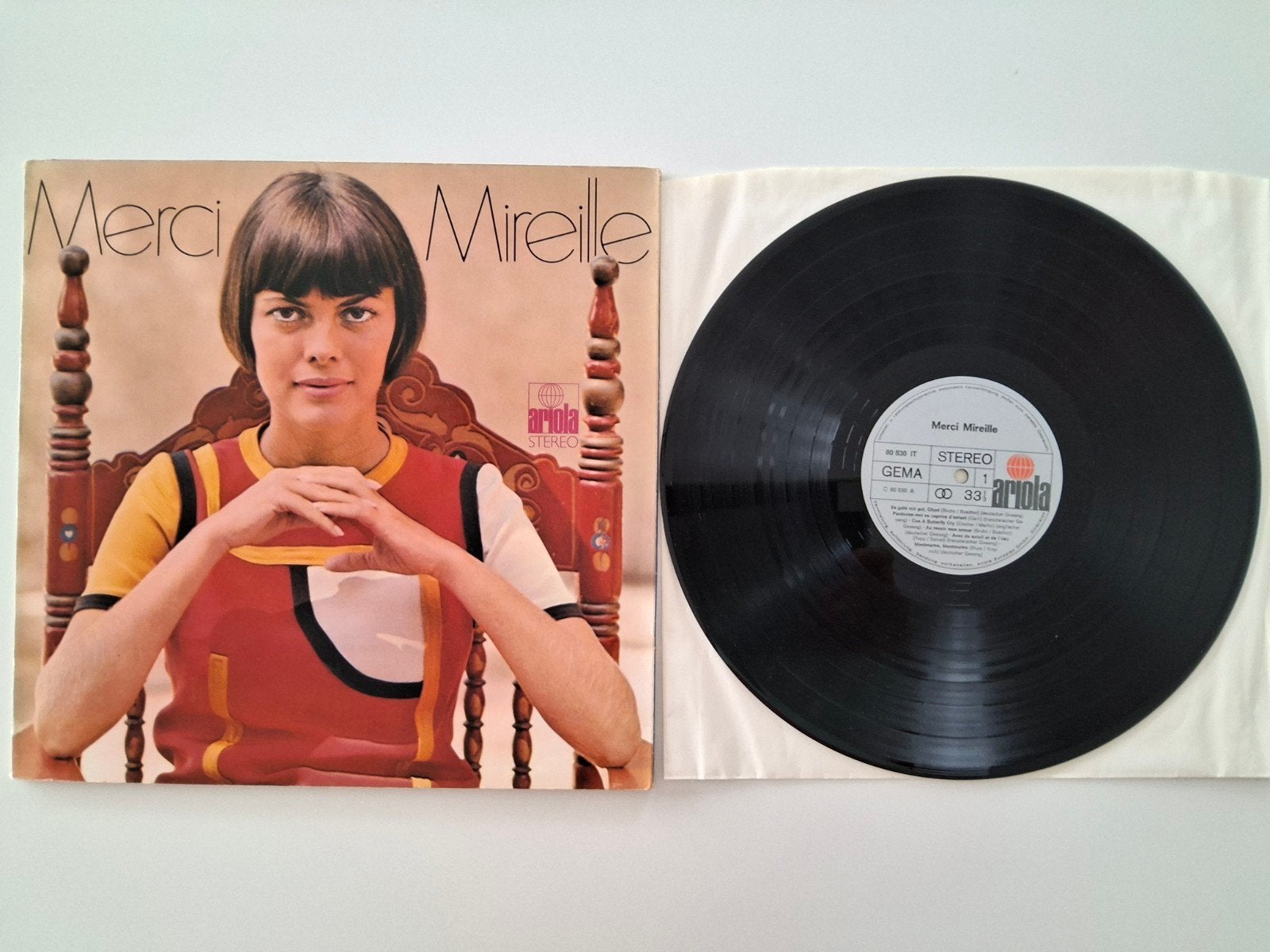 Mireille Mathieu bedankt, Cd's en Dvd's, Vinyl | Verzamelalbums, LP, Ophalen of Verzenden, Zo goed als nieuw, Complilatie