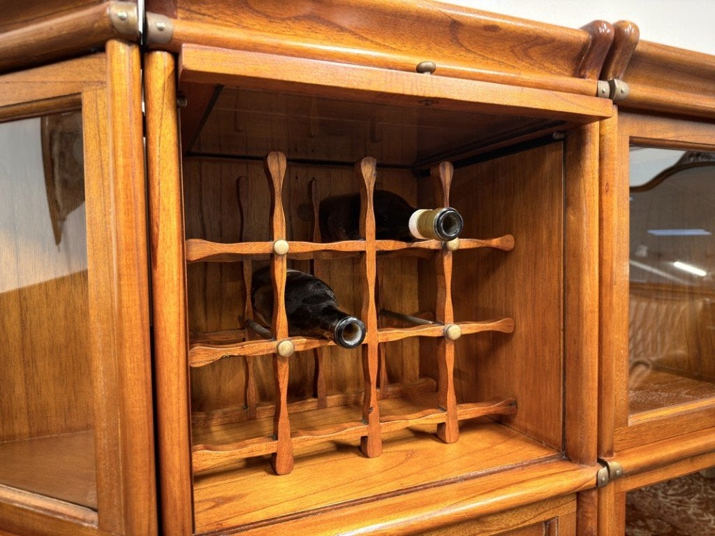 Originele Globe Wernicke Engelse Wijnrek voor in Boekenkast, Enlèvement ou Envoi