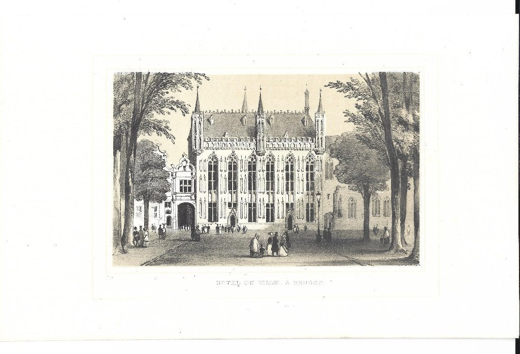 1844 - Brugge, het stadhuis, Verzenden