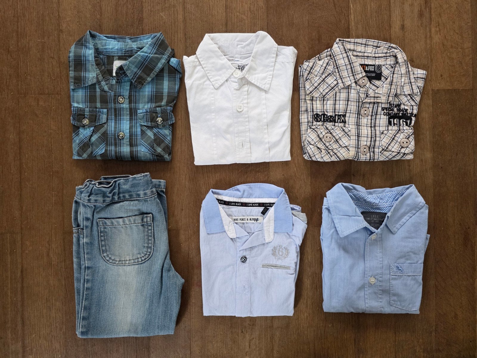 Lot 40 vêtements hiver garçon - 98cm - 3 ans, Enlèvement, Utilisé, Taille 98