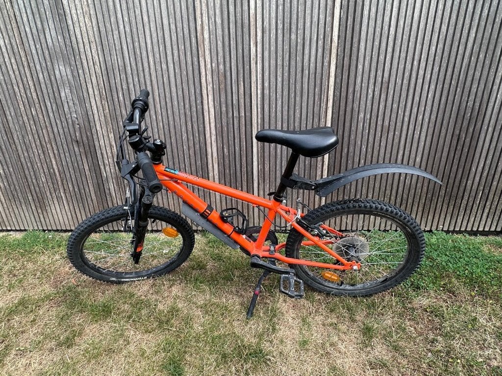 Mountainbike Rockrider 20 inch, Fietsen en Brommers, Ophalen, Velgrem, Zo goed als nieuw, Rockrider (Decathlon)