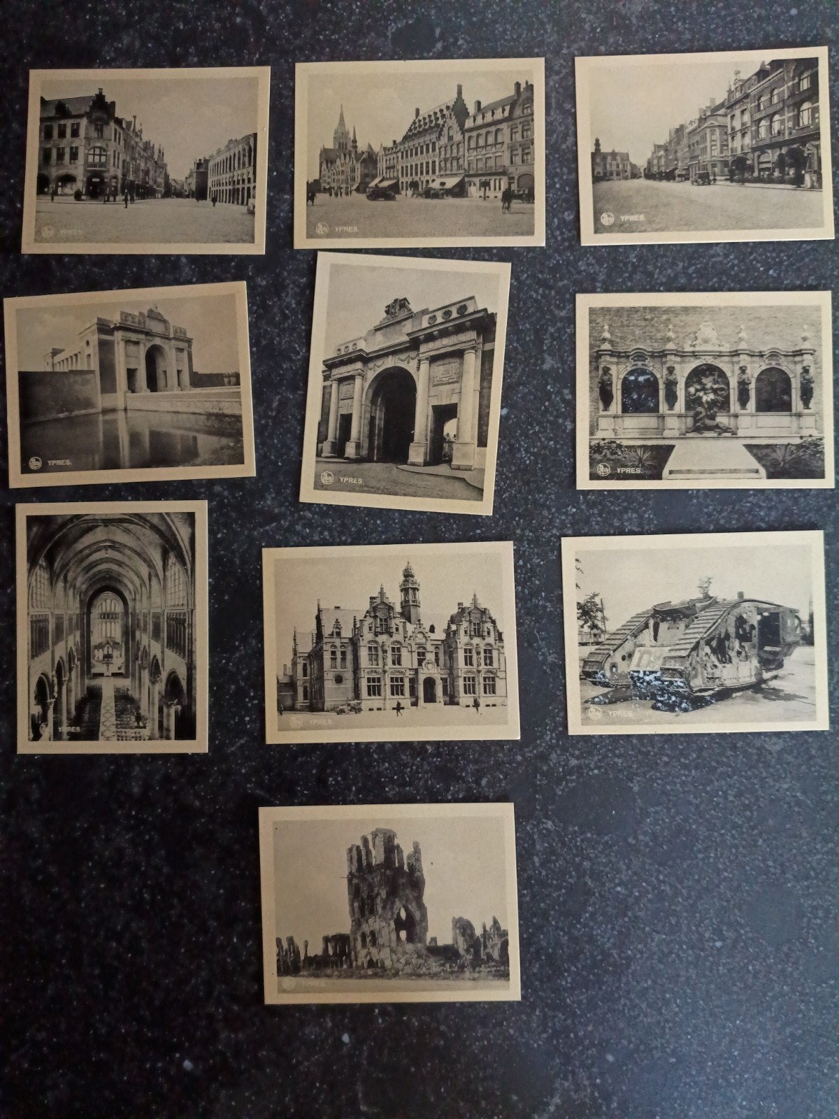 postkaarten van Ieper te koop, Verzamelen, Ophalen, Zo goed als nieuw, Gebouw, Prent