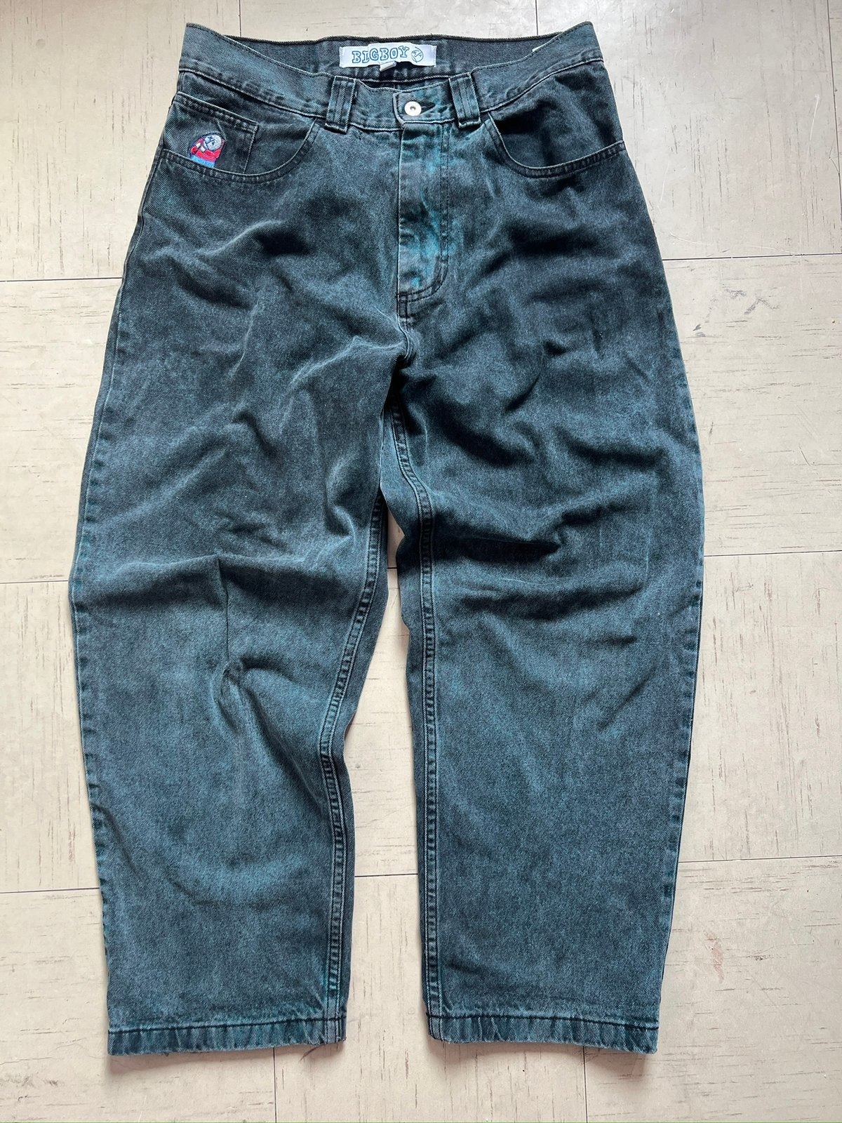 Polar Skate Co. Big Boy jean vert, taille S, Kleding | Dames, Ophalen of Verzenden, Zo goed als nieuw, Overige jeansmaten